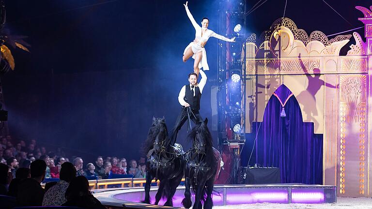 Circus Krone veranstaltete den ersten Weihnachtscircus 2022 in Würzburg. Heuer kommt er zum zweiten Mal auf die Talavera.