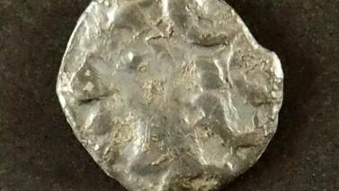 Der keltische Viertelquinar aus Silber. Der keltische Viertelquinar aus Silber.