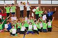 Siegerfoto des ersten Volleyball-Grundschul-Cups.