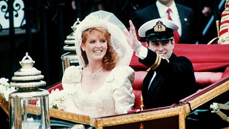 Sarah Ferguson, Herzogin von York       -  Prinz Andrew heiratetet sie 1986 - die Trennung wurde 1992 bekanntgegeben. (Archivfoto)