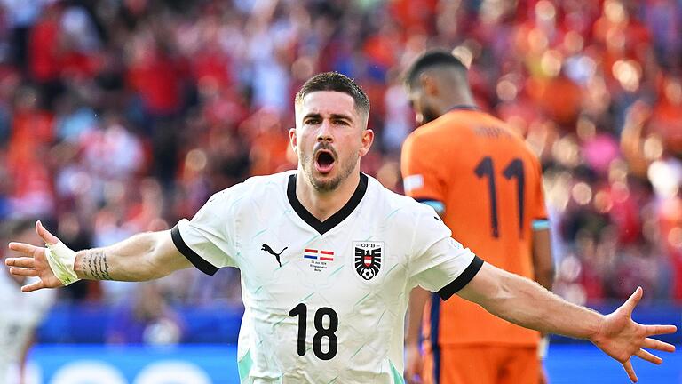 Romano Schmid - Romano Schmid vom SV Werder Bremen erzielte seinen ersten Turniertreffer für Österreich. Romano Schmid - Romano Schmid vom SV Werder Bremen erzielte seinen ersten Turniertreffer für Österreich.