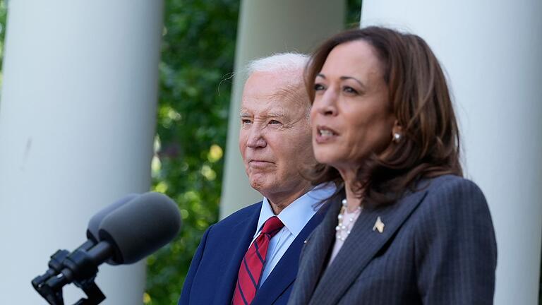 Debatte um Biden-Nachfolge: Comeback für Kamala Harris?       -  Biden schusterte Harris das ungeliebte Thema Migration zu. (Archivbild)