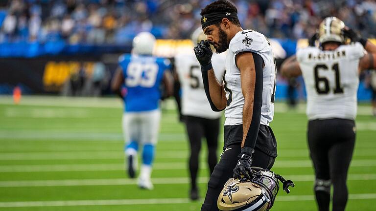 Los Angeles Chargers - New Orleans Saints - Sechs Niederlagen in Serie, kein Ball in seine Richtung: Das Spiel am Sonntag lief für St. Brown frustrierend. Los Angeles Chargers - New Orleans Saints - Sechs Niederlagen in Serie, kein Ball in seine Richtung: Das Spiel am Sonntag lief für St. Brown frustrierend.
