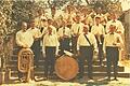 Der Musikverein Wegfurt im Jahre 1964. Damals feierte man das 140-jährige Bestehen.