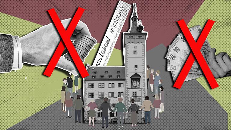 Kein Geld für Demokratie? 140 Projekte sind von Kürzungen im Bundesprojekt 'Demokratie Leben!' allein in Würzburg betroffen.&nbsp;