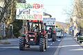 Auch in Bad Kissingen fand am Mittwoch wieder eine Bauern-Demo statt.