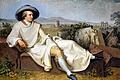 Klassisch: Goethe dominiert vor italienisch wirkender Landschaft.