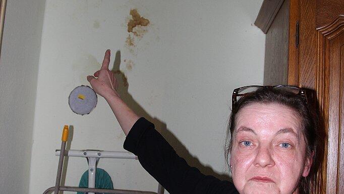 Wände, Fenster, Decken: Karin Denks Wohnung ist voller Schimmel. Doch die Stadt hat – zumindest in ihrem Fall – sofort reagiert und Handwerker geschickt. Wände, Fenster, Decken: Karin Denks Wohnung ist voller Schimmel. Doch die Stadt hat – zumindest in ihrem Fall – sofort reagiert und Handwerker geschickt.