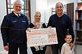 Im Bild: (von links) Lothar Schwarz, Kathrin Appel (mit dem kleinen Henner auf dem Arm) und Christian Appel mit Sohn Christian.