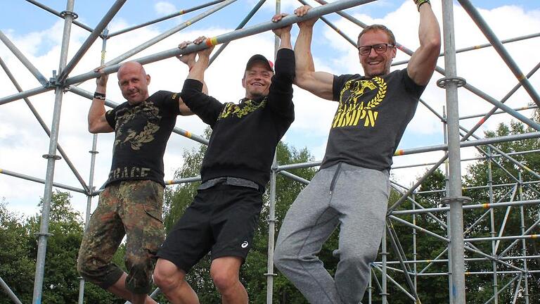 Die Organisatoren (von links) Michael Kalinowski, Lukas Storath und TV-Schauspieler Markus Ertelt Die Organisatoren (von links) Michael Kalinowski, Lukas Storath und TV-Schauspieler Markus Ertelt