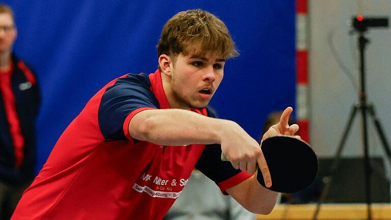 Nur Luis Kraus gewann beim Drittliga-Auswärtsspiel in Wohlbach ein Einzel für den TTC Kist.