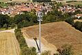 Dieser neue Funkmast bei Zeilitzheim soll noch heuer in Betrieb gehen.