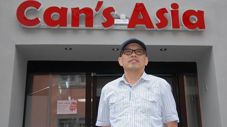 Can Nguygen hat sein Restaurant Bambus in der Kitzinger Faltestraße aufgegeben und kocht jetzt ein paar Häuser weiter im neuen Cans`s Asia.