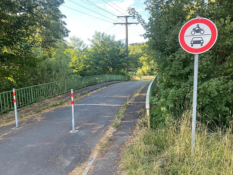 Die Sinnbrücke Häfnergasse am Tennisheim ist marode.