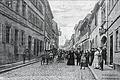Brückenstraße, Links &quot;Zum Goldenen Anker&quot;, Alte Stadtansichten, Gasthäuser in Schweinfurt, historisch, Schweinfurtführer.de, Peter Hofmann