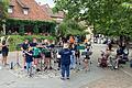Die Jugendkapelle beim Platzkonzert im Freizeitpark.