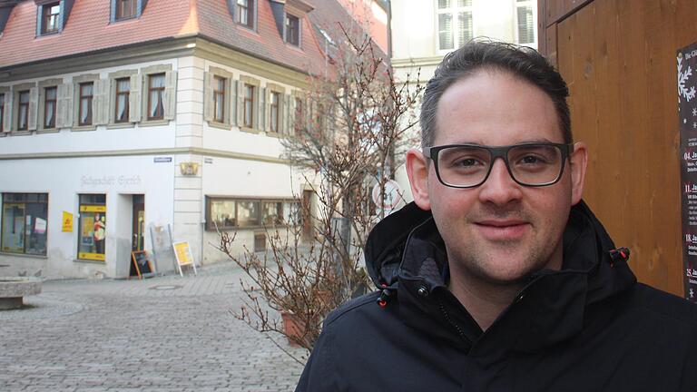 Marcel Hannweber tritt für die CSU an, um in der Stichwahl am 29. März Dettelbachs Bürgermeister zu werden.