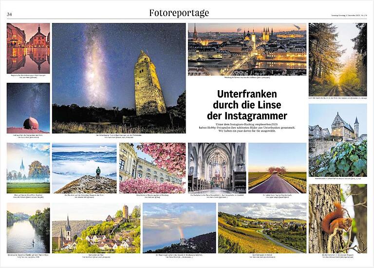 Das Bild zeigt das Ergebnis von der Leser- und Leserinnen-Aktion #mpLeserfoto2023. Auch dieses Jahr sollen wieder die interessantesten Bilder aus der Region in der Zeitung abgedruckt werden.