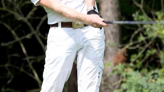 1. BVUK Deutsche Sporthilfe Cup       -  Skiprung-Legende Dieter Thoma ist passionierter Golfer.