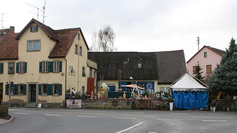 In seinem Haus mit Antiquitätenladen in Unterbalbach wurde Hans B. 2012 tot aufgefunden.