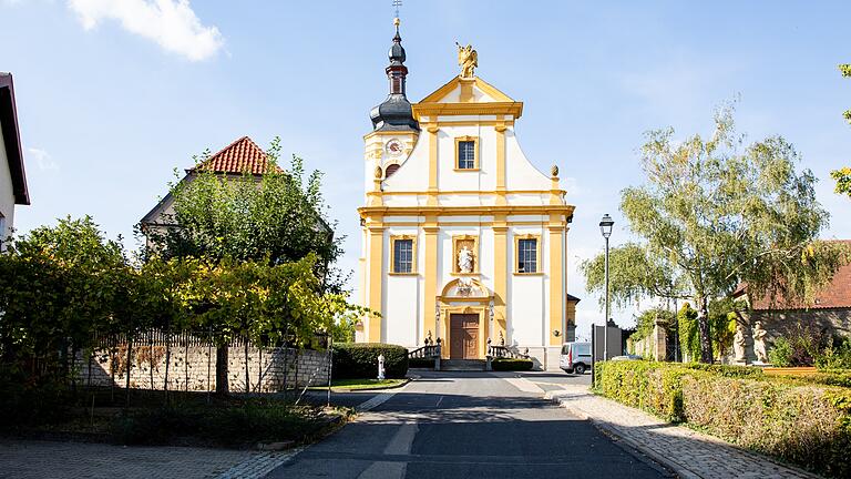 &nbsp;Die Schutzengelkirche in Gaukönigshofen.