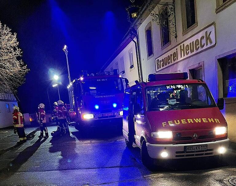 Genauso wie viele andere Feuerwehren im Landkreis war auch die Freiwillige Feuerwehr Knetzgau in Alarmbereitschaft und musste zu Einsätzen ausrücken.