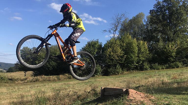 An Biketagen kommen durchschnittlich 140 Leute auf den Sauerberg in Frammersbach.