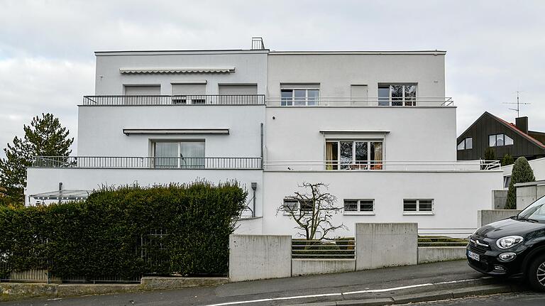 Bauhaus in Würzburg: In der Keesburgstraße (Bild) und im Lerchenhain stehen vier Häuser des Architekten Peter Feile im Bauhaus-Stil.