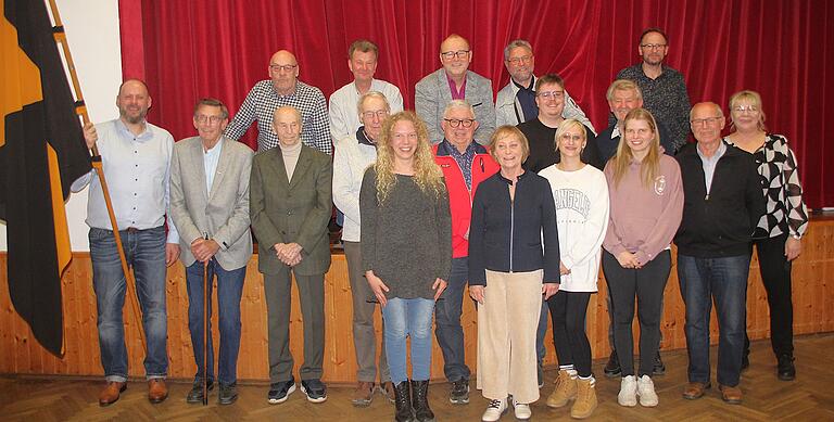 Die Kolpingsfamilie in Wiesentheid ehrte einige ihrer Mitglieder für 25- bis 70-jährige Mitgliedschaft im Verein.