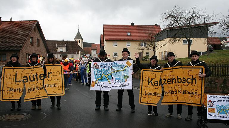 Wie Puzzleteile passen Katzenbach und Lauter zueinander.       -  Wie Puzzleteile passen Katzenbach und Lauter zueinander.