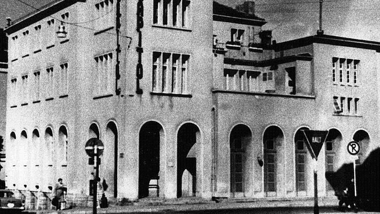 Das Kino Capitol, bevor das Kaufhaus 1964 einzog und das Gebäude umgestaltet wurde.Quelle: Stadtarchiv Kitzingen, Historische Fotosammlung, Kinos