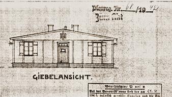 Das Stadtarchiv besitzt Baupläne über Barackenlager in Schweinfurt, die die Firmen bei der Stadt einreichen mussten, hier die Ausbauplanung für das Kugelfischer-Lager „Mittlere Weide“. Das Stadtarchiv besitzt Baupläne über Barackenlager in Schweinfurt, die die Firmen bei der Stadt einreichen mussten, hier die Ausbauplanung für das Kugelfischer-Lager „Mittlere Weide“.