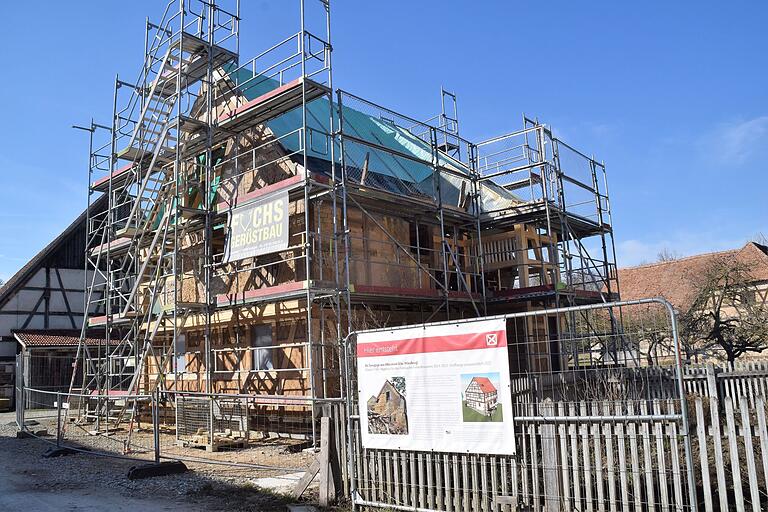 Die ehemalige Synagoge von Allersheim wird im Freilandmuseum wieder aufgebaut. Eröffnet werden soll sie 2023.