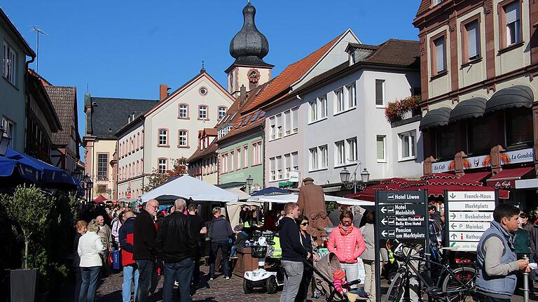 Am Sonntag, 14. Oktober, findet in Marktheidenfeld wieder der traditionelle Martinimarkt statt.   Foto: Martin Harth