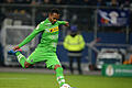 Elfmeter       -  Raffael schießt vom Elfmeterpunkt das 0:2 für Mönchengladbach. Foto: Daniel Reinhardt