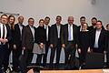 CSU-Stadtratskandidaten im Gespräch beim SKZ mit Prof. Dr. Bastian und Dr. Aengenheyster sowie Manfred Ländner MdL, Fraktionsvorsitzendem Wolfgang Roth, Thomas Kreuzer MdL, Vorsitzender der CSU-Landtagsfraktion, OB Christian Schuchardt, CSU-Kreisvorsitzender Christine Bötsch, Bürgermeister Adolf Bauer und Paul Lehrieder MdB.