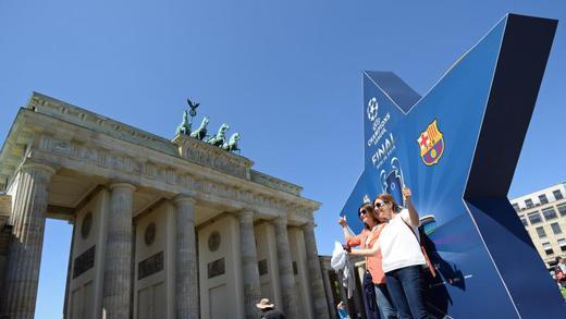 Berlin       -  In Berlin ist alles für das Finale vorbereitet. Foto: Andreas Gebert