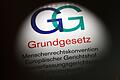 Eine Ausgabe des Grundgesetzes.