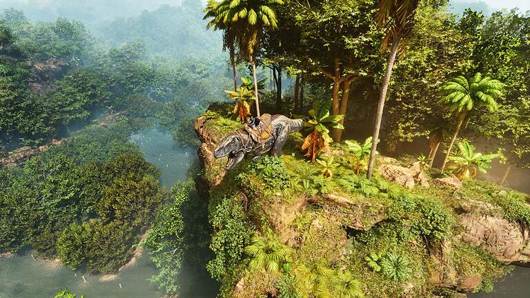 Screenshot aus „ARK: Survival Ascended” - „ARK: Survival Ascended” kombiniert Überlebenskampf und Dinos. Was kann da noch schief gehen? Screenshot aus „ARK: Survival Ascended” - „ARK: Survival Ascended” kombiniert Überlebenskampf und Dinos. Was kann da noch schief gehen?