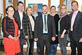 Die Ehrengäste wünschten der Vorstandschaft der CSU Ostheim viel Erfolg: Bezirksrätin Karin Renner, MdL Sandro Kirchner (von links) und der stellv. Kreisvorsitzende Peter Suckfüll (rechts) mit den stellv. OV-Vorsitzenden Eva Böhm und Peter Wienröder, dem 1. Vorstand Steffen Malzer, Kassier Bettina Graumann sowie Schriftführerin Annekatrin Höppner (ab 3.v.l.).