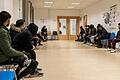 Registrierung und Anmeldung im Ankerzentrum Geldersheim (Lkr. Schweinfurt): Die Erstanlaufstelle für Geflüchtete verzeichnete im vergangenen Jahr eine Rekordbelegung.&nbsp;
