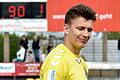 Vladyslav Vertiei, der Torwart des TSV Aubstadt, kassierte mit seiner Mannschaft eine 1:4-Niederlage bei der SpVgg Ansbach.