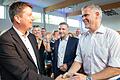Vor einem Jahr wählte die CSU Unterfranken Steffen Vogel (rechts) zum neuen Bezirksvorsitzenden. Sandro Kirchner, der knapp unterlegene Mitbewerber, war der erste Graulant.