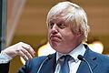 BRITAIN-EU-POLITICS       -  Dass Boris Johnson, prominentes Brexit-Zugpferd, Außenminister im Kabinett von Theresa May wird, sorgt auch für Heiterkeit.