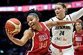 Basketball, Damen:  Deutschland - USA       -  Alyssa Thomas und die US-Frauen sind Topfavorit auf Gold.