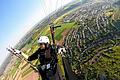 Wolfgang Weippert erzielte an den wenigen Flugtagen 2016 die meisten Punkte. Das Bild zeigt ihn über Hammelburg.