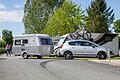 Camping hat während der Corona-Pandemie noch mehr Anhänger gefunden. Das Foto entstand auf dem Volkacher Campingplatz in den Pfingstferien. Wer sich jetzt noch einen Wohnwagen oder ein Wohnmobil mieten möchte, muss sich allerdings sputen.