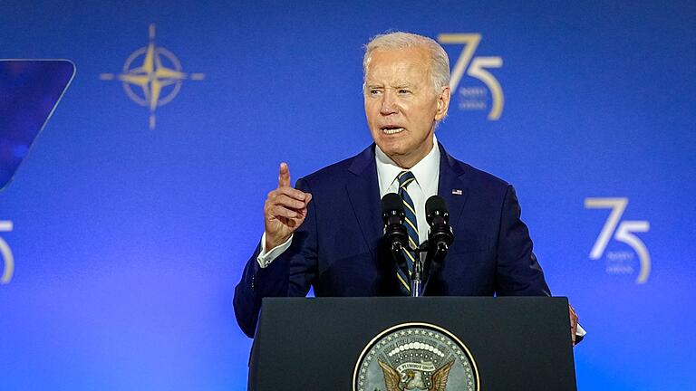 Nato-Gipfel - Die Zweifel an US-Präsident Bidens Präsidentschaftskandidatur reißen nicht ab. Nato-Gipfel - Die Zweifel an US-Präsident Bidens Präsidentschaftskandidatur reißen nicht ab.