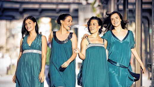 A-Cappella-Quartett: Les Brünettes. A-Cappella-Quartett: Les Brünettes.