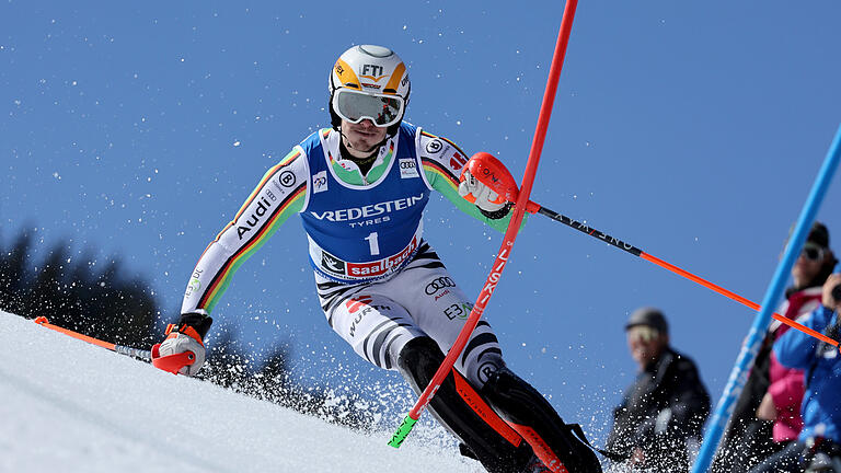 Ski alpin-Weltcup in Saalbach.jpeg       -  Linus Straßer beendete seine Slalom-Saison auf dem Stockerl mit einem dritten Platz in Saalbach-Hinterglemm.